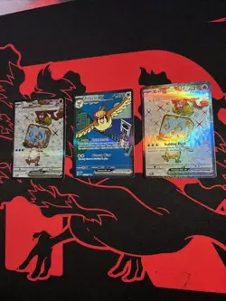 Lot Of 3 Pokemon TCG Cards From Obsidian Flames Pidgeot SIR, 2 Eiscue EX See Pic - Image 1