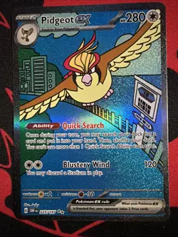 Lot Of 3 Pokemon TCG Cards From Obsidian Flames Pidgeot SIR, 2 Eiscue EX See Pic - Image 3