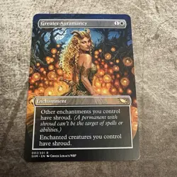 Greater Auramancy - Custom Art MTG Magic The Gathering Playtest Card - Image 1