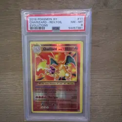Pokemon XY Evolutions 11/108 Charizard Reverse Foil PSA 8 - Image 1