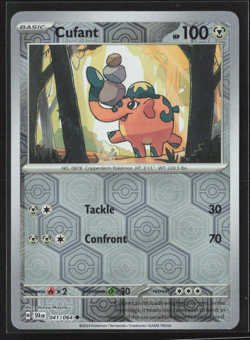 Pokemon TCG Cufant 041/064 Shrouded Fable - Reverse Holo NM - Image 1