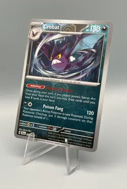 Pokemon TCG Crobat 029/064 Shrouded Fable - Reverse Holo NM - Image 1