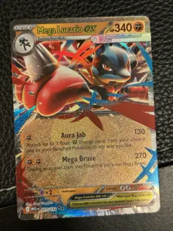 Pokemon TCG Mega Evolution - Mega Lucario ex 077/132 - English - Image 1