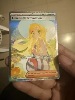 Lillie's Determination Mega Evolution Pack Fresh English Pokemon MEG 184/132 - Image 1