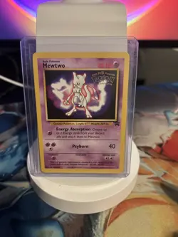 Pokemon Mewtwo Promo #3 - Kids WB Movie 1999 - WOTC Black Star - NM/LP - Image 1