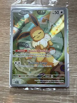 EEVEE 2025 Pokemon S&V Prismatic Evolutions Black Star Promo Sealed #173 - Image 1