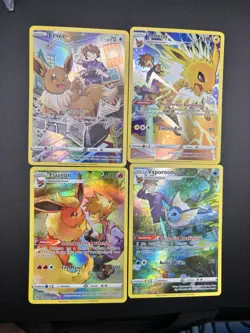 Pokemon Eevee Set Galarian Gallery TG01 TG02 TG04 TG11 TG30 Eeveelution Holo - Image 1