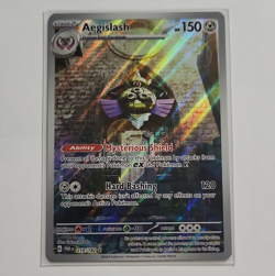 Pokemon TCG Aegislash 210/182 SV04 Paradox Rift Holo IR EN Stage 2 HP150 - Image 1