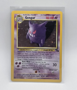 Gengar 5/62 Fossil Holo Rare Holo Unlimited ENG 1999 - Image 1