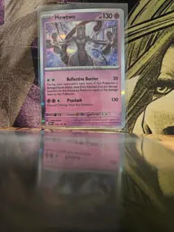 Mewtwo 150/165 Rare 151 Pokemon Holo Near Mint - Image 1