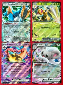 Pokemon TCG Chaos Rising Ex Lot of 4-Beedrill Cobalion Cinccino Gourgeist NM - Image 1