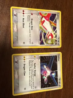 Pokemon EX Latias & Latios Latias 4/10 Latios 2/10 Holo LP - Image 1