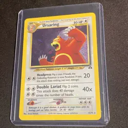 Ursaring 15/75 Neo Discovery Holo LP Pokemon TCG Nintendo Illus Naoyo Kimura - Image 2