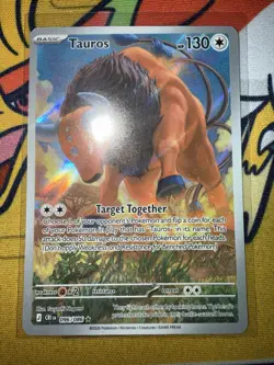 Pokemon TCG - Tauros 096/086 Me04: Chaos Rising Holo - Image 1