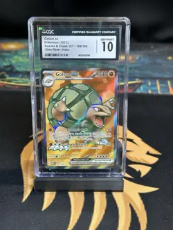 Golem ex 189/165 Sv: Scarlet & Violet 151 Holo CGC 10 Gem Mint! Pokemon - Image 1