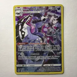 Pokemon TCG Galarian Obstagoon TG10/TG30 Holo Astral Radiance Trainer Gallery - Image 1