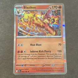 Blaziken 042/182 Sv10: Destined Rivals Holo Pokemon TCG NM - Image 1