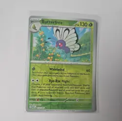 Butterfree 012/165 Uncommon 151 Pokemon Reverse Holo Near Mint - Image 1