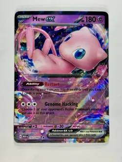 Mew ex 2023 Pokemon SV Mew 151 Double Rare Holo #151/165 * Near Mint - Image 1