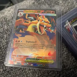 Mega Charizard Y ex - 022/217 ME: Ascended Heroes Pokemon NM Holo - Image 2