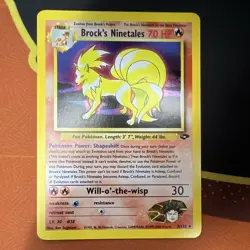 The Pokemon Company Brock's Ninetales 3/132 Gym Challenge Holo Eng Unlimited - Image 1