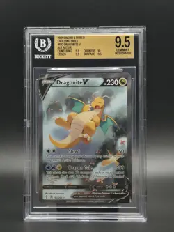 Pokemon Dragonite V 192/203 Evolving Skies Alt Full Art Holo 2021 BGS 9.5 - Image 1