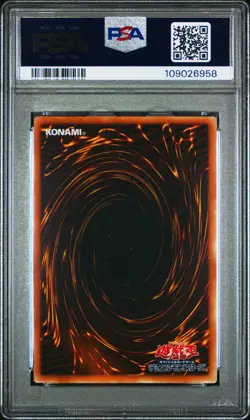 2008 YU-GI-OH! JAPANESE PROMO SHONEN JUMP MAGAZINE #JP012 DARK MAGICIAN PSA 9 - Image 2