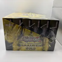 YuGiOh Maximum Gold Sealed Display Box (6 mini Boxes) 4 Packs Per Mini Box - Image 3