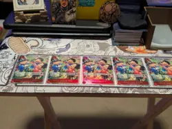 One Piece OP13-007 SR Ace Sabo Luffy 5 Card Lot (4 English/1 Japanese) NM Gear 5 - Image 3