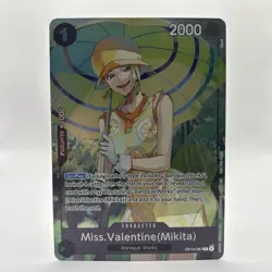 • Miss.Valentine • OP14-087 Full Art Holo Dash Pack One Piece TCG NM - Image 1