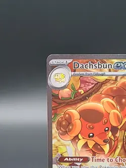 Dachsbun ex 169/142 Special Illustration Rare Pokemon TCG Stellar Crown 2024 LP - Image 3