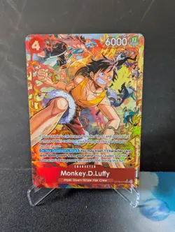 One Piece | Monkey.D.Luffy (OP16-015) + Kuzan (OP16-063) Alt Art Lot of 2 NM - Image 2