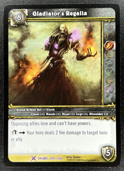 World of Warcraft TCG Drums 209/268 Gladiator's Regalia - Image 1