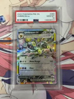 PSA 10 Umbreon ex 060/131 Pre En Prismatic Evolutions 2025 - Pokemon TCG - Image 1