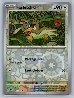 Farfetch'd SV: Scarlet & Violet 151 #083/165 Reverse Holo Pokemon Card - Image 1