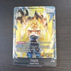 Super Vegito FS09-16 DB Legends Stamp Foil Dragon Ball Super Card Game | NM - Image 1