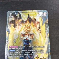 Super Vegito FS09-16 DB Legends Stamp Foil Dragon Ball Super Card Game | NM - Image 2