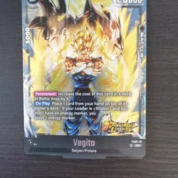 Super Vegito FS09-16 DB Legends Stamp Foil Dragon Ball Super Card Game | NM - Image 3