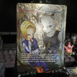 Android 18 Energy Marker Foil F-33+ Dragon Ball Super Card Game - Image 1