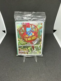 Pokemon TCG Mega Evolution ETB Riolu 010 Black Star Promo Sealed Card - Image 1