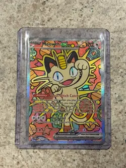 Meowth ex 121/088 Perfect Order SIR Pokemon Card M/NM - Image 1