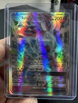 Pokemon TCG Sylveon GX Guardians Rising Holo Ultra Rare Card 92/145 Nm - Image 1