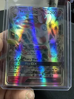 Pokemon TCG Sylveon GX Guardians Rising Holo Ultra Rare Card 92/145 Nm - Image 2
