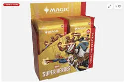MTG Magic The Gathering Marvel Super Heroes SEALED Collector Booster Box - Image 1