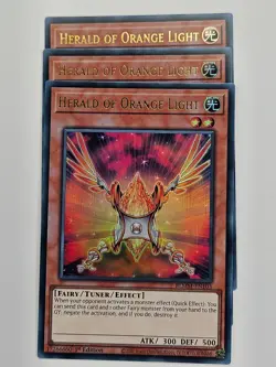 Yu Gi Oh - 3x BLMM-EN103 Herald Of Orange Light - Ultra Rare - Image 1