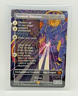 MTG Summon: Bahamut (Borderless) Final Fantasy Regular - Image 1