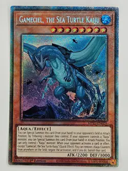 Yu Gi Oh - MP25-EN028 Gameciel, The Sea Turtle Kaiju - Starlight Rare - Image 1