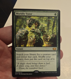 Worldly Tutor Commander Collection Green Instant Rare Green Regular English - Image 1