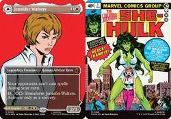 x1 Jennifer Walters // The Sensational She-Hulk (0388) - Foil - Borderless M MTG - Image 1
