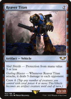 Reaver Titan [Warhammer 40,000 Commander 40K] M/NM MTG Magic - Image 1